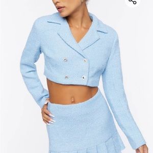 Forever 21 Tweed Cropped Blazer (brand new never worn)